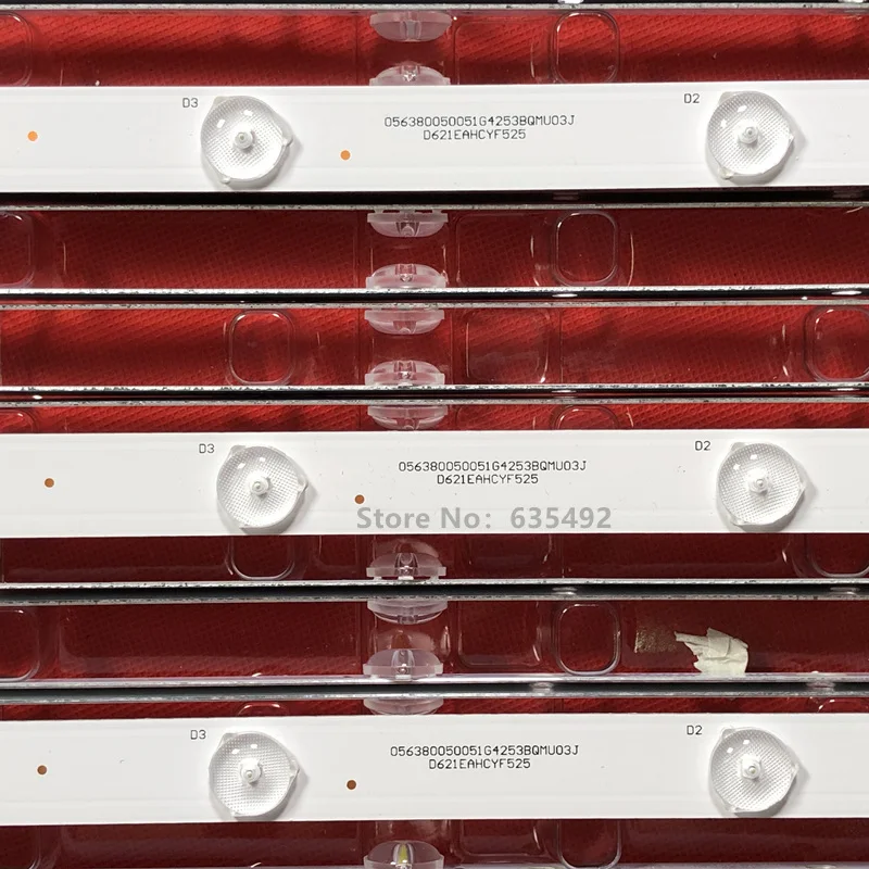 Strip131126-WS-320-021-Pear1-A3-10.25mm LED 3ชิ้นสำหรับ TC-32A400U V320HWSD06 TH-32A400C TH-32AS600C TC-32A400X TC-32A400B