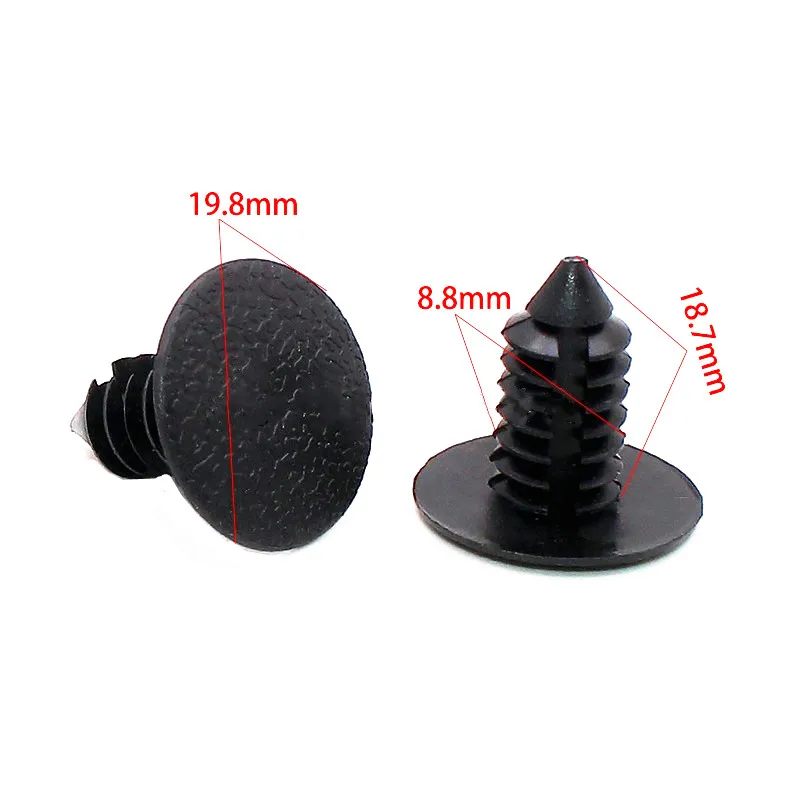 10PCS Cover Indoor Ceiling Lining Interior Roof Clasp for Hyundai Long moving IX35 Sonata Kia K3 K5 plastic fasteners