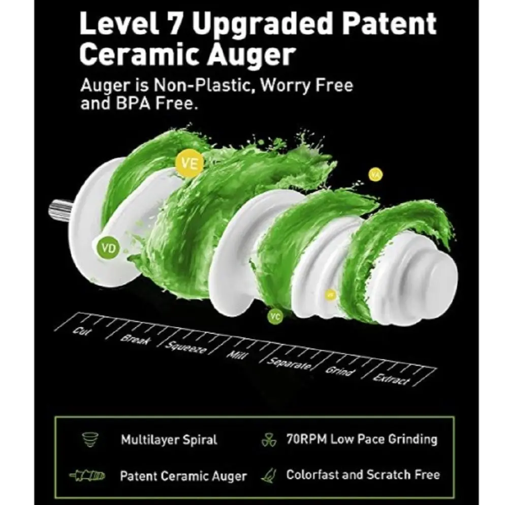 JOYOUNG Máy Ép Các Máy Có Nâng Cấp Gốm Auger Masticating Máy Ép Lên Đến 90% Nước Ép Năng Suất máy Ép Hoa Quả Chậm 3 Inch Lớn Thức Ăn