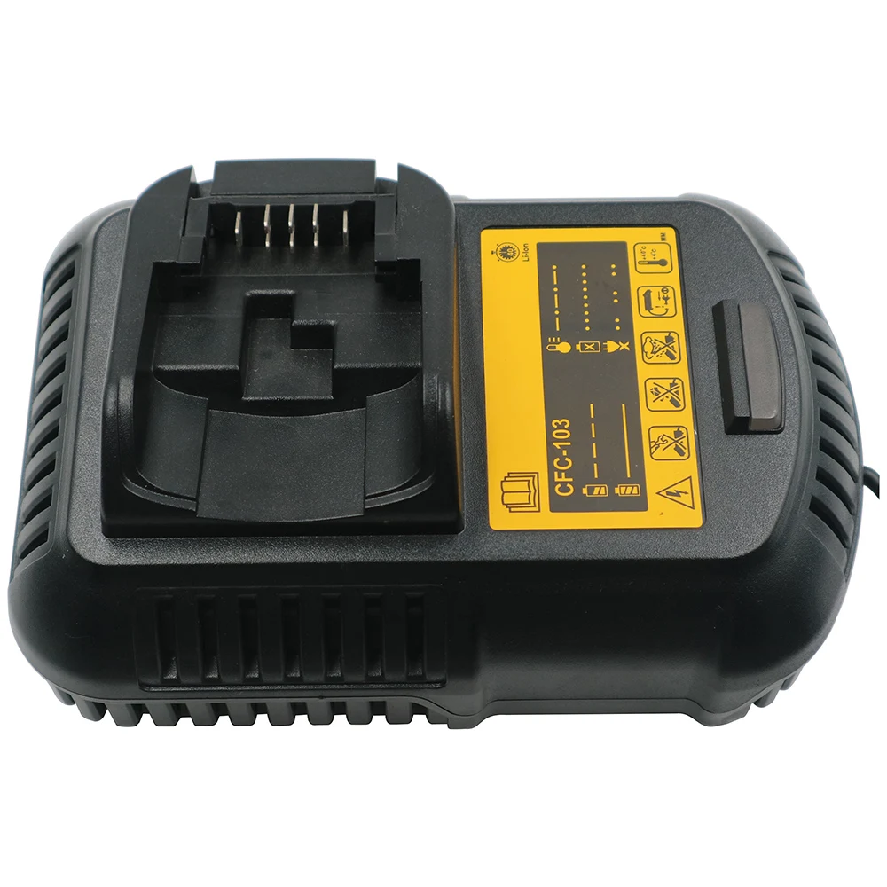 C & P De ch02 이온 배터리 팩 DCB105 DCB100 DCF815S2 DCB140-XJ DCB140 DCB180 DCT410S1 DCT414S1 DCL510 DCF610 리튬 이온 충전기