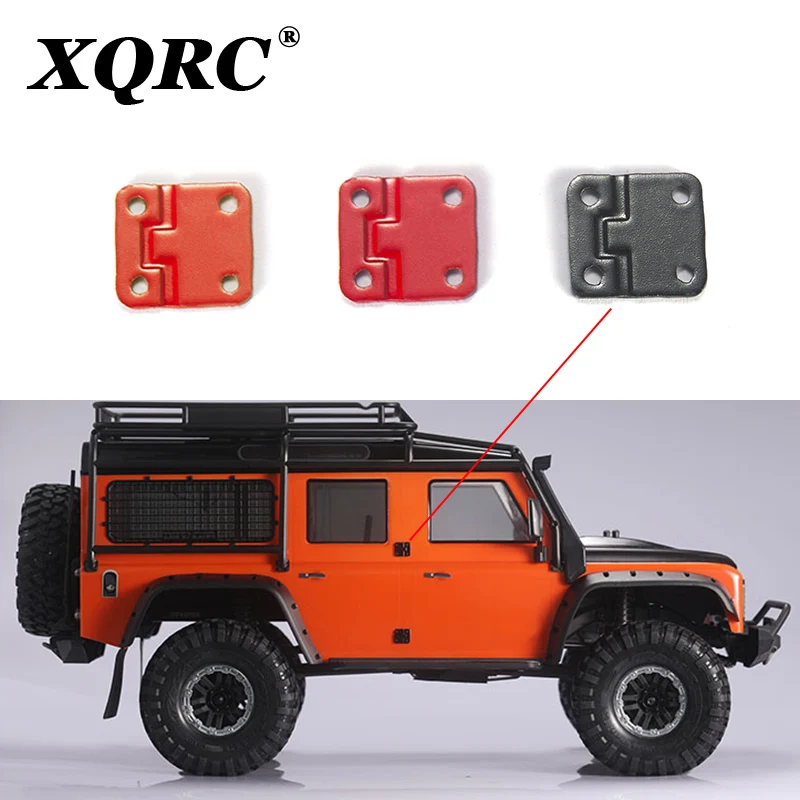 4-piece set of colored metal door hinges suitable for 1:10 RC remote control car Trx-4 defender upgrade and modification parts