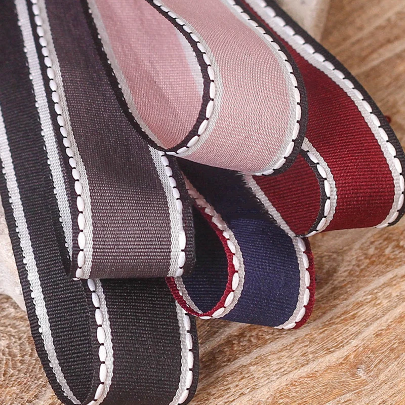 5 yards/lot Jump Point Colorful Edge Grosgrain Ribbons Diy Hair Bowknot Gift Bouquet Packaging Material Clothing Accessories