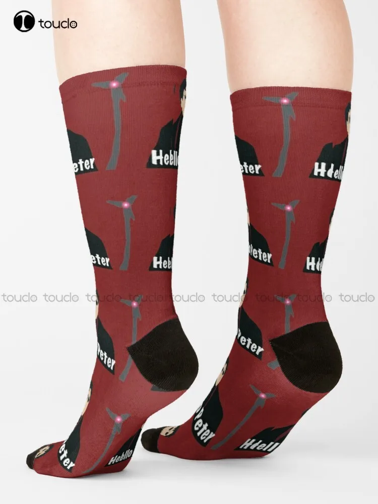 Hello Peter Tobey Maguire Tom Holland Socks Socks Unisex Adult Teen Youth Socks Christmas Gift Custom Hd High Quality Sock