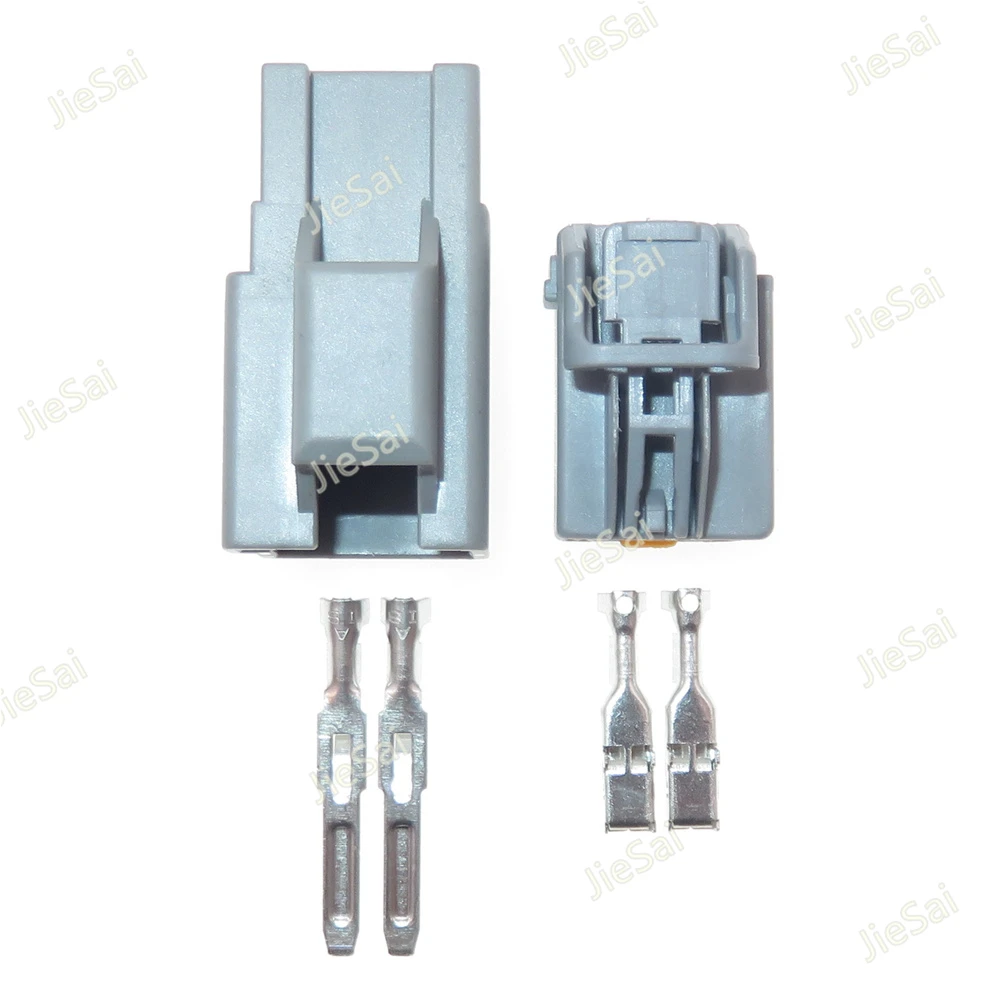 2 Pin Grey Auto Wiring Terminal Unsealed Connector 7282-6445-40 7283-6445-40  Automotive Electric Tail Door Male Female Plug