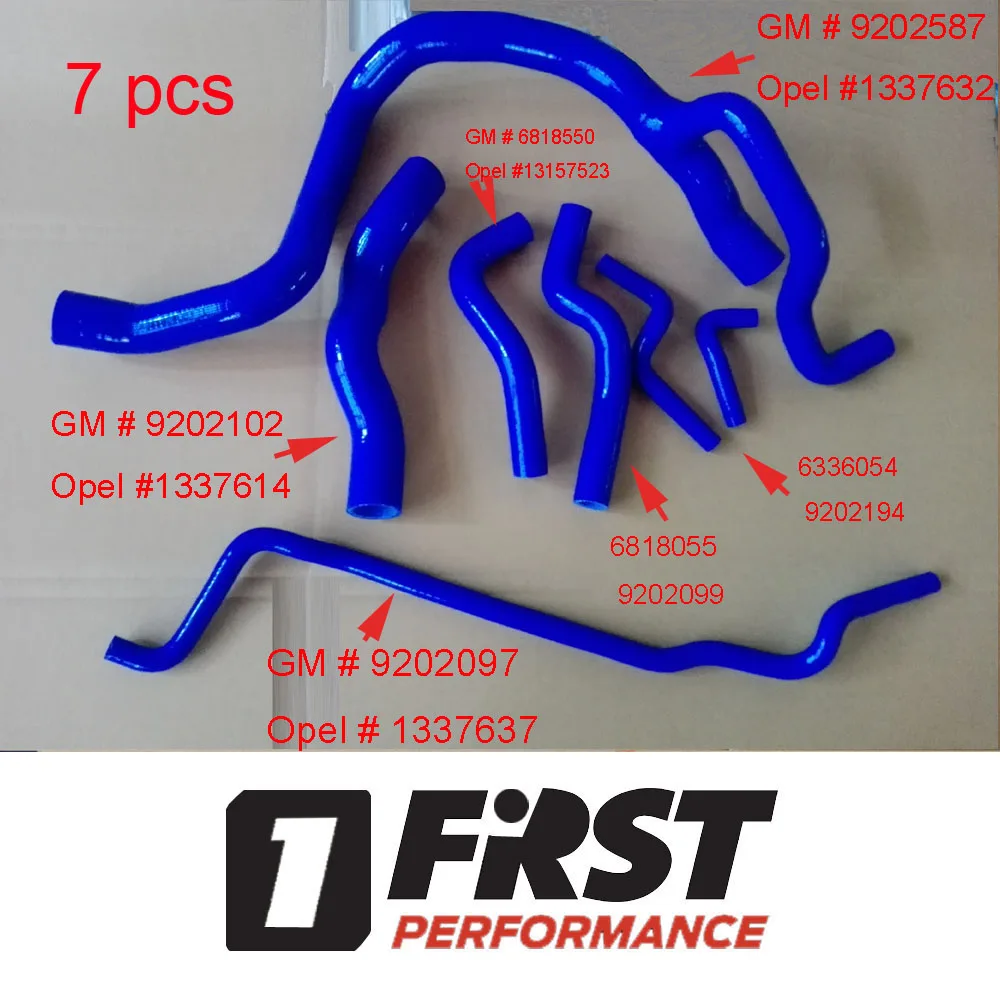 Silicone Radiator Coolant Hose for Opel vectra C 2.2L Z22YH