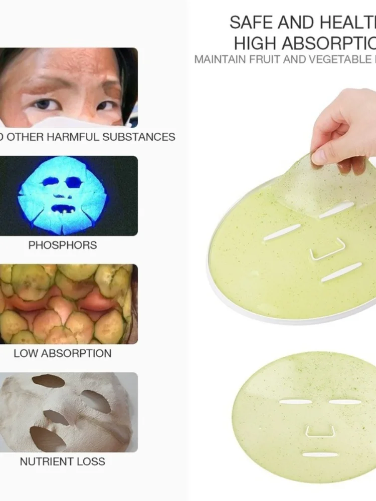 Dropship maschera per il viso macchina per il trattamento del viso fai da te automatico frutta naturale verdura collagene uso domestico salone di bellezza SPA Care