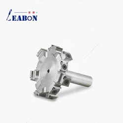 Spiral Milling Cutter T-type Helical Cutter Head Alloy Steel Aluminum Alloy Cutterhead  Woodworking CNC Machines