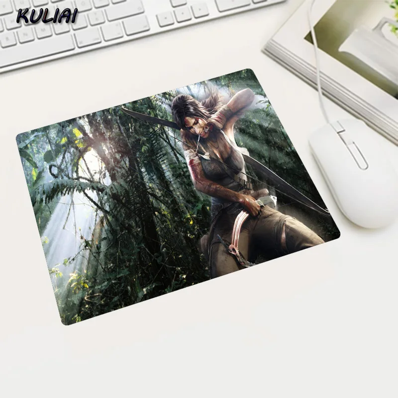 XGZ Rubber Game Wallpaper Mouse Pad 22X18 25X20 29X25 CM Non-slip Player Tomb Raider Gaming Laptop Pc Mause for Bioshock Mats