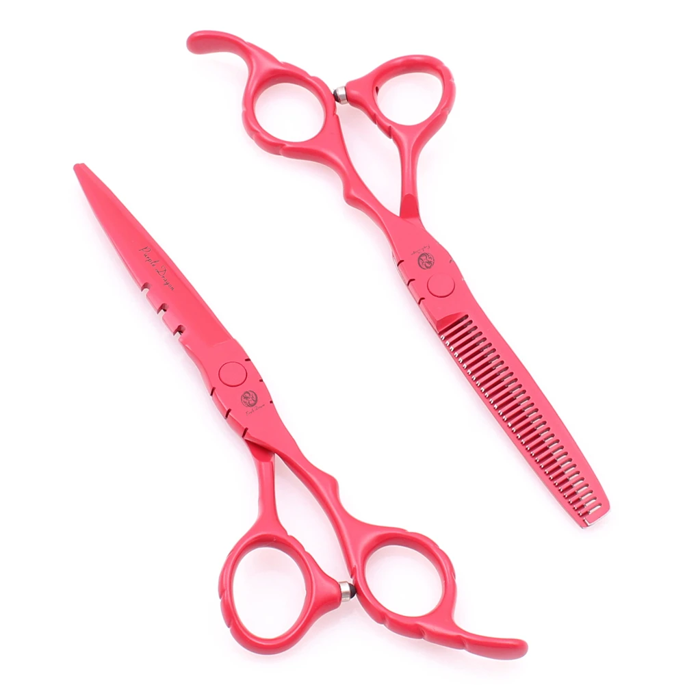 Haar Schere 5,5 "6" Lila Drachen Edelstahl Professionelle Friseur Schere Effilierschere Haar Schere Dropshipping Z1010 – Detail 13