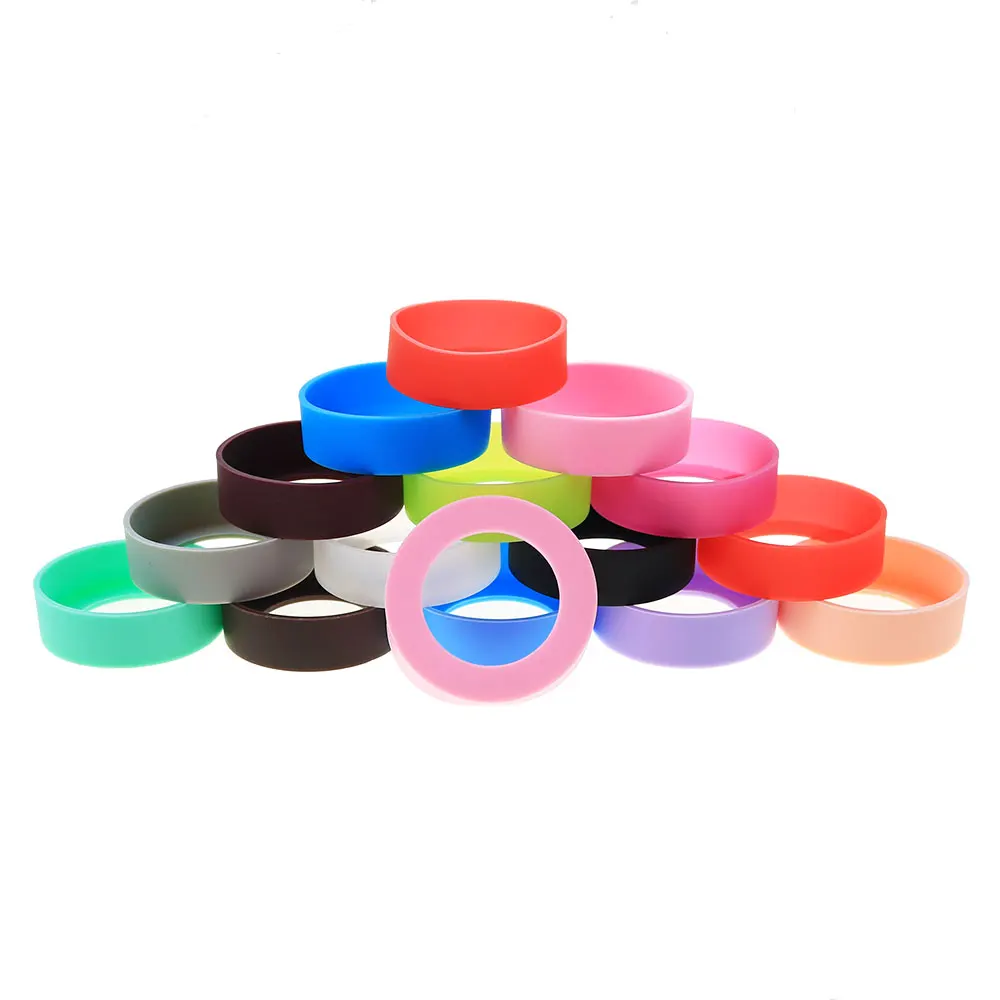 Silicone World 60mm Silicone cup bottom cover Coaster Sleeve Water Cup Cover Sheath Cup Bottom Ring Wear-resistant Bottom Cover - Image 2
