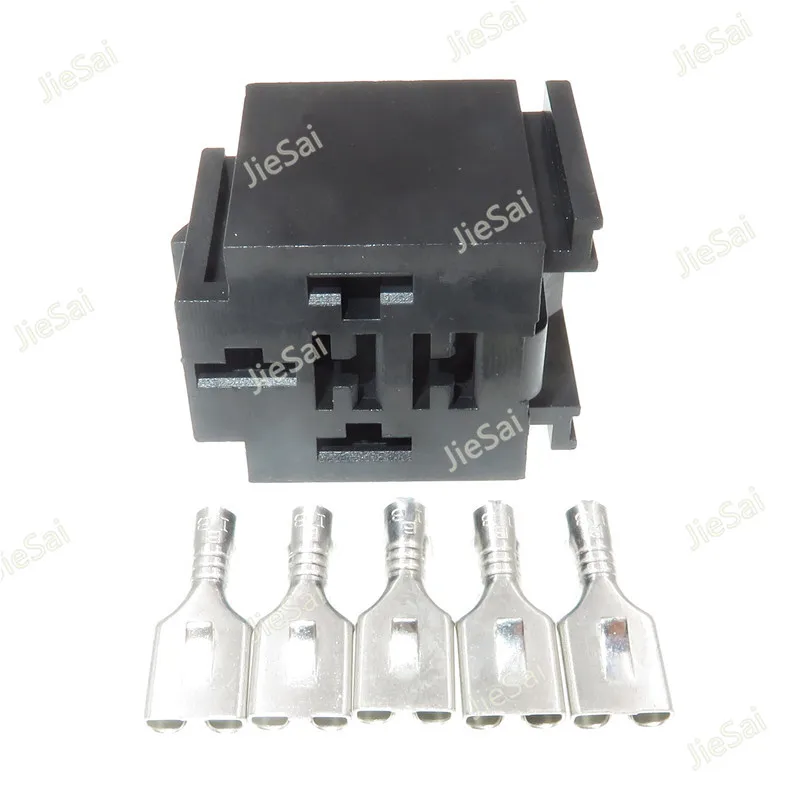 5 Pin Automotive Relay Base Connector Relay Sockets With Terminals