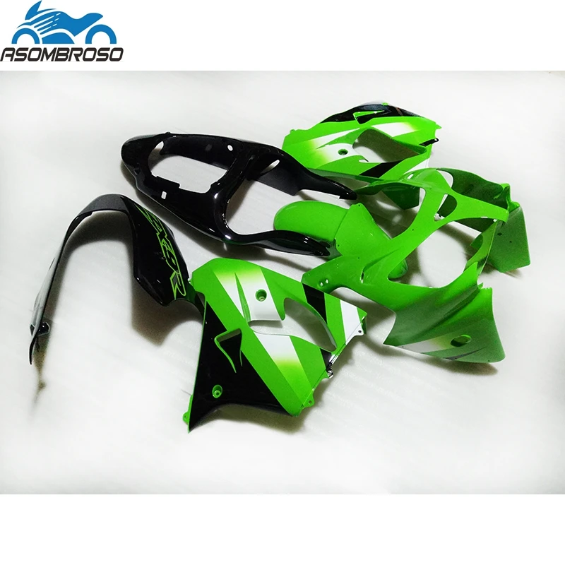 

Top Selling Injection Molding Bodyparts for Kawasaki Ninja ZX9R fairing kit 2000-2001 green black fairing set zx9r 00 01 JD06