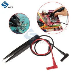 Multimeter SMD SMT Chip Test Clip Lead Probe Digital Multimeter Meter Tweezer For Resistance Capacitance Measurement