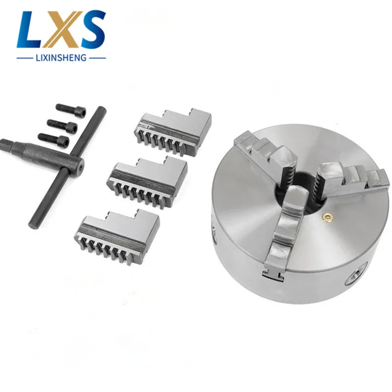 SANOU Samocentrujące trzy szczęki Części tokarskie ze stali hartowanej 320 mm 3 szczęki 12,5 "K11-320 Metalowe uchwyty przewijane