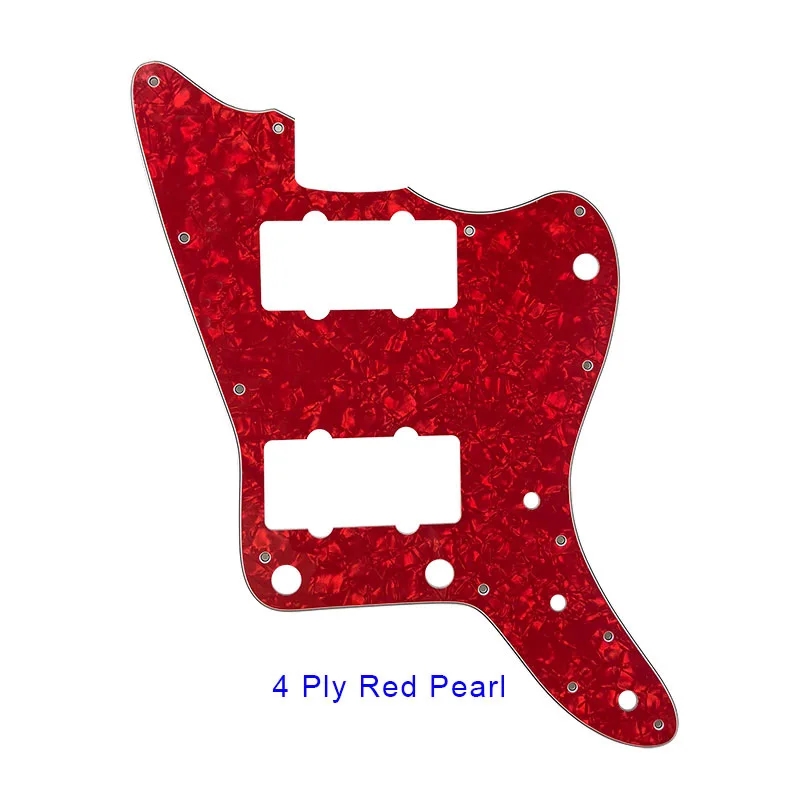 Pleroo Custom Guitar Parts - For Japan No Upper Controls Jazzmaster Style Guitar Pickguard Replacement