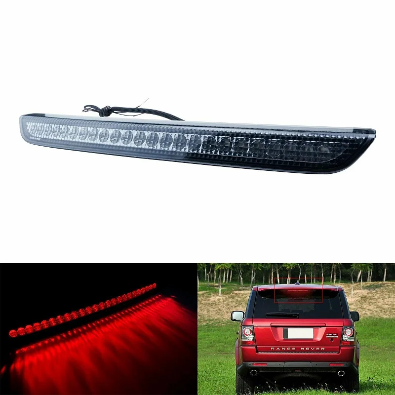 1PC Car Third Brake Stop Light For Land Rover Range Rover Sport 2010-2013 LR020147 Smoked Grey Lens High Mount Brake Light