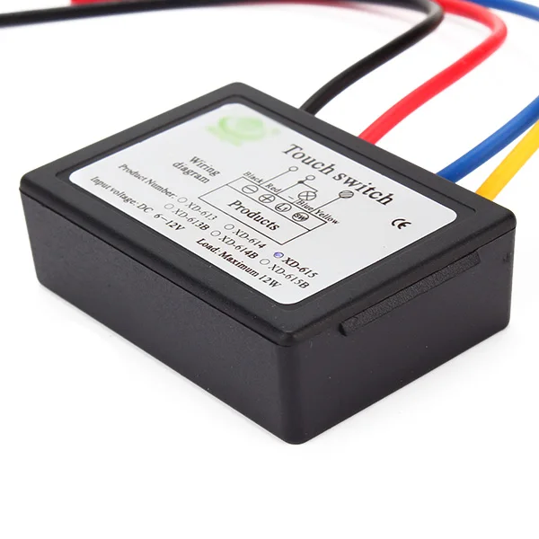 6-12V XD-615 On/Off Touch Switch For LED Lamp DIY Accessories