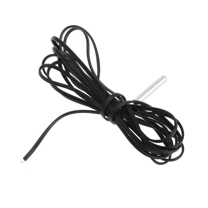 1.5M Thermistor Temperature 5x25mm Water-Proof Probe 1% 3435 NTC 10K -25-125 Degree Durable