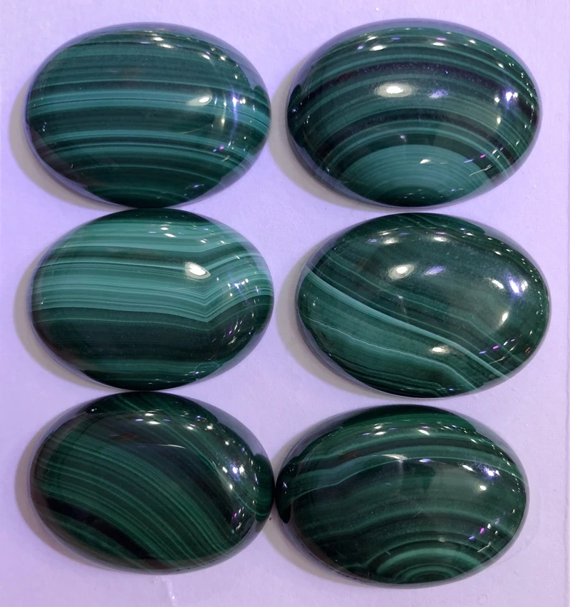 Sale 2ps/lot 100% Natural Malachite Bead cabochons,10x14mm 12x16mm 13x18mm 15x20mm,30x40mm Oval Gem stone Cabochon Ring Face