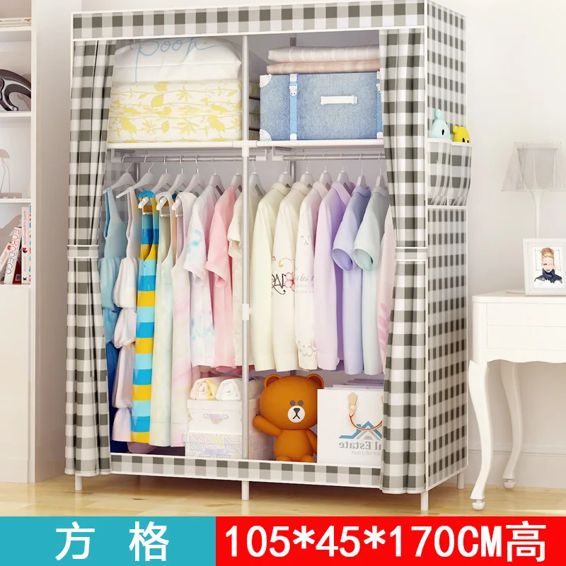 Simple Wardrobe Cloth Wardrobe Single Small Wardrobe Dormitory Wardrobe Dust Closed Simple Modern Special Offer