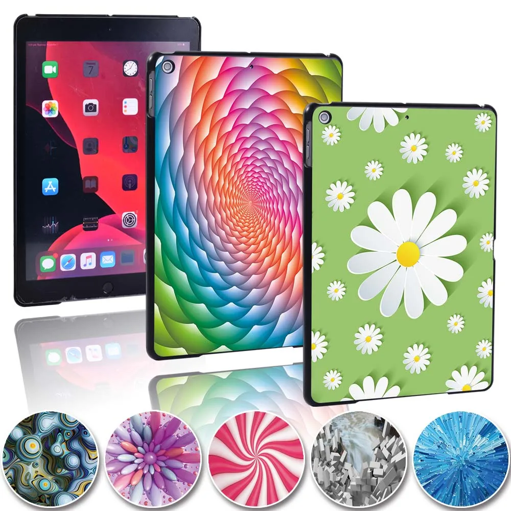 

New Printed 3D Art Tablet Case for Apple IPad 8 2020 10.2 Inch - Fashion Ultra Thin Hard Shell Back Cover