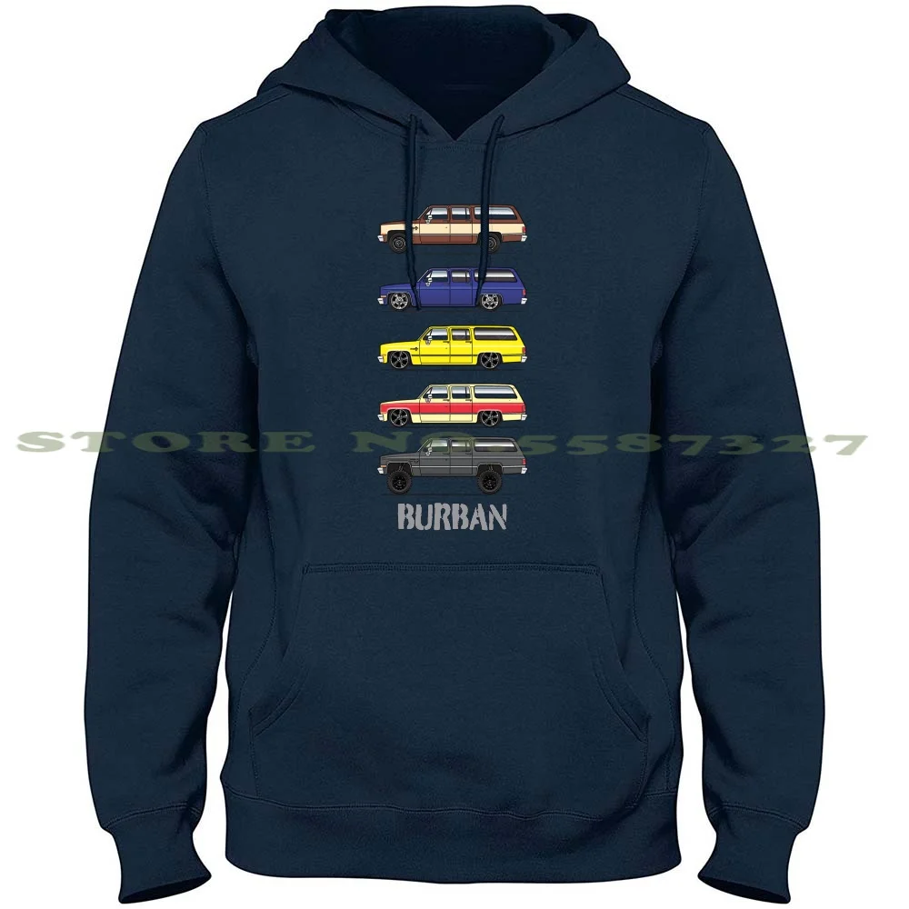 Burban Streetwear Sport Hoodie Sweatshirt 81 82 83 84 85 86 87 88 89 90 91 1981 1982 1983 1984 1985 1986 1987 Gmc Suburban