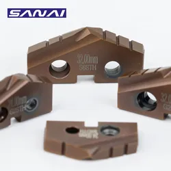 SANAI 2 sztuk HSS wkładka do wiertła Spade CNC wiercenia wkładka S6STA S6DTH S6STH stal szybkotnąca narzędzie do wiercenia wkładki 9.5mm - 89mm