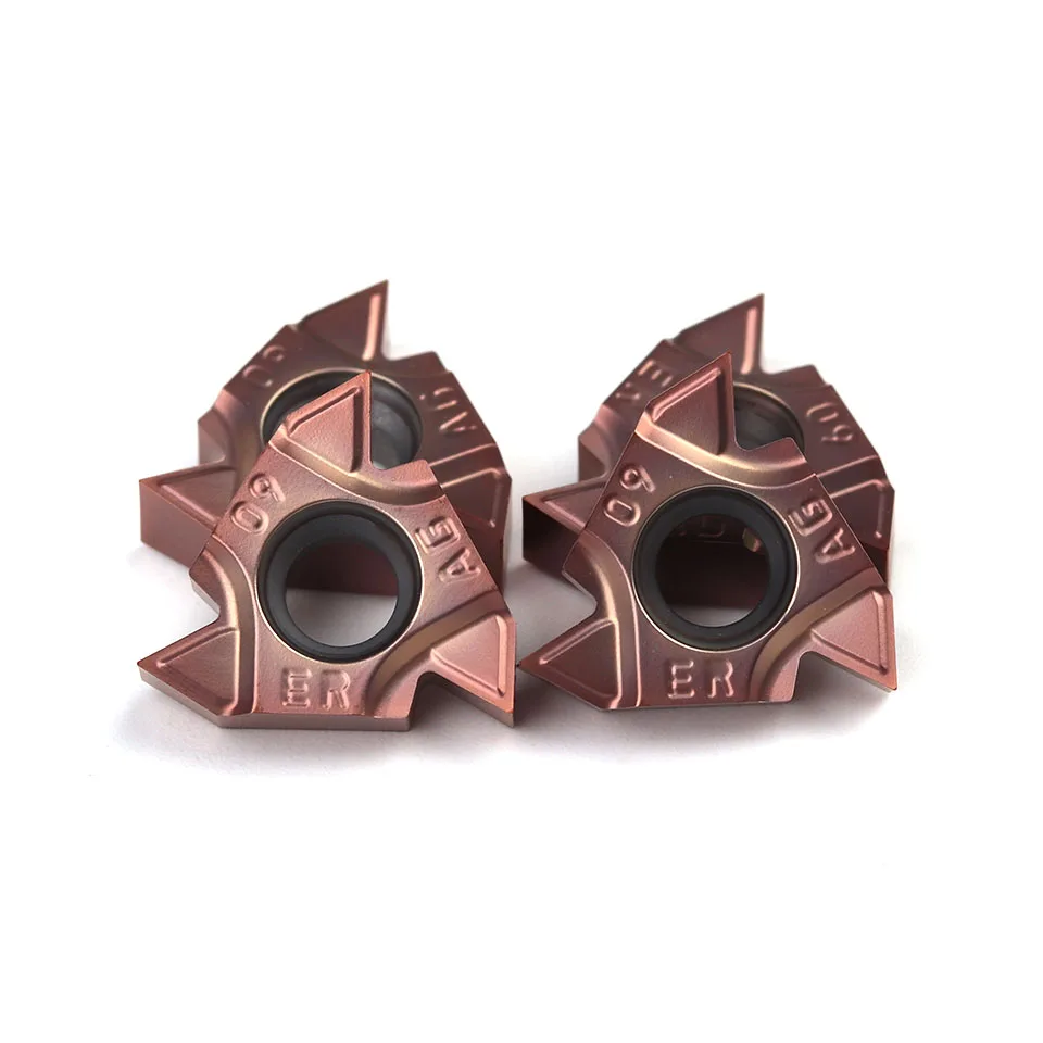 Imagem -03 - Deskar-carbide Insert Thread Turning Tool 16erm 1.0iso 1.5iso 2.0iso 2.5iso 3.0iso 11w 14w Ag55 Ag60 Lf6118