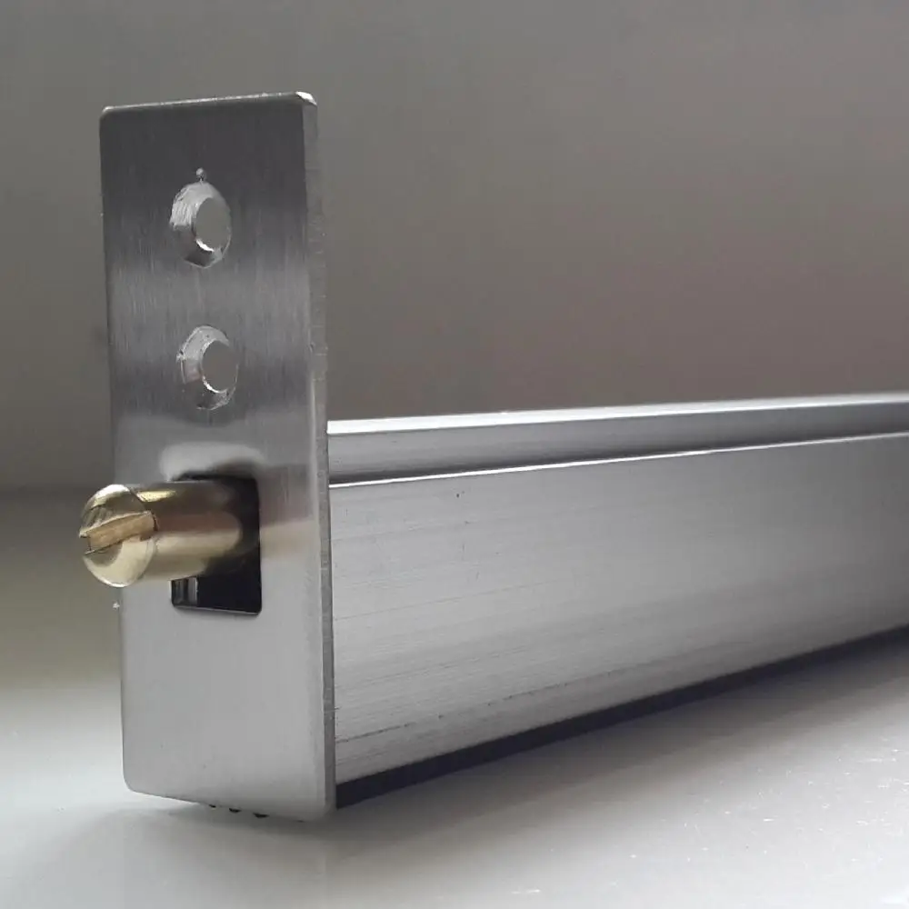 Door and window fittings Type U Aluminum alloy sealing strip for door bottom lifting and sound insulation