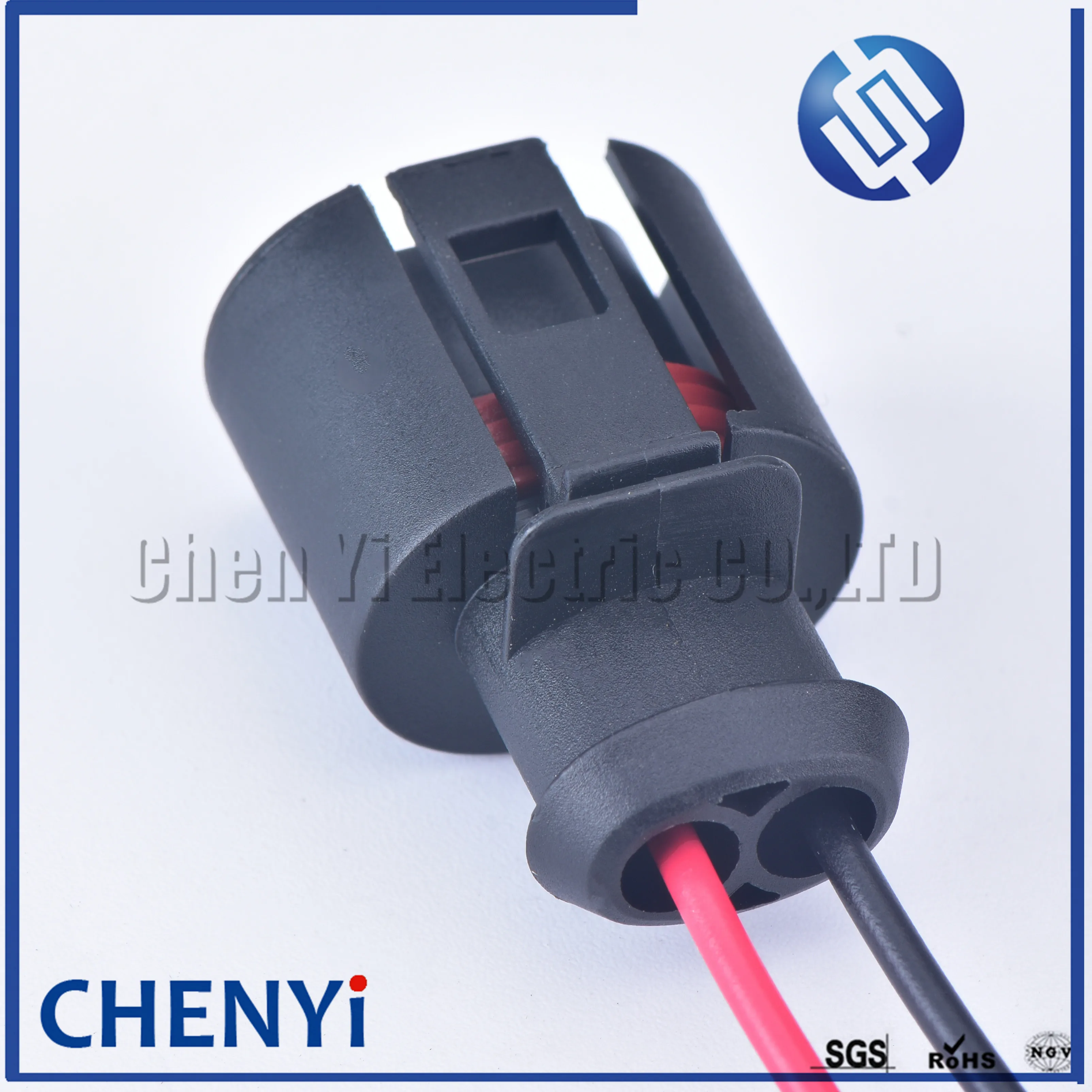 1 pcs 2 Pin Female Auto Waterproof ABS Sensor Plug Sealed Cable Connector 357973202 For 6N0927997 with 15cm 18AWG wire