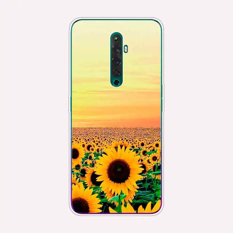 For Oppo Reno2 Z Case Silicone Soft Tiger Phone Cover for Oppo Reno2 Z Case TPU Funda for OPPO Reno 2Z  Cases