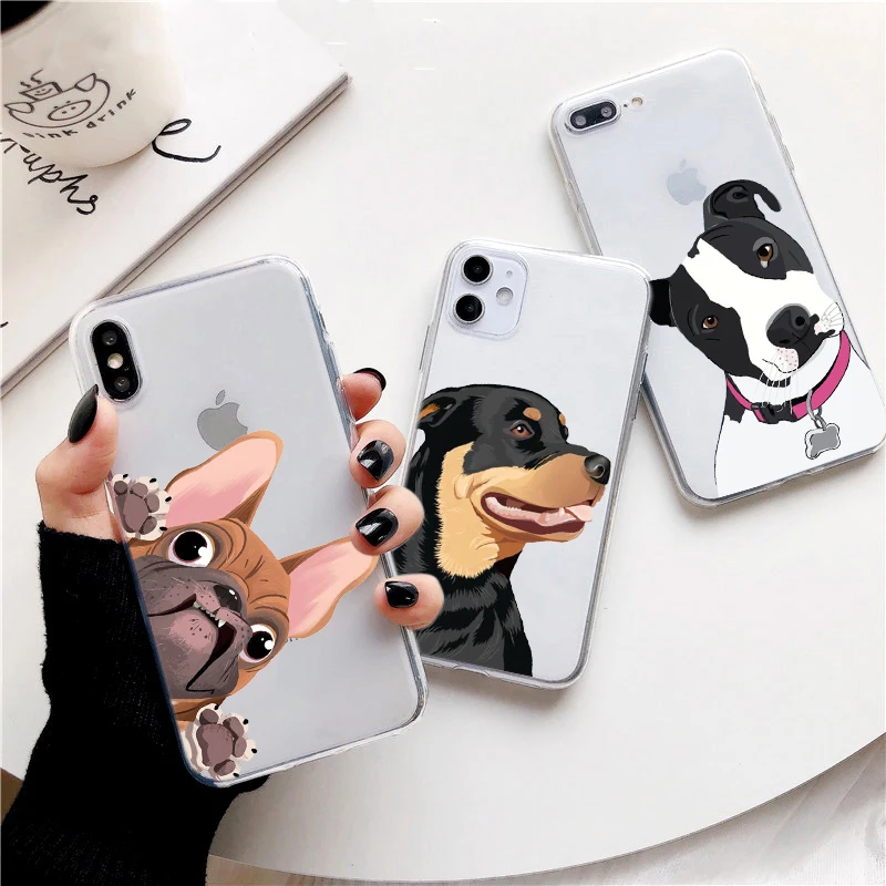 Pug Dog Cat Photo Custom Phone Case For Samsung Galaxy S9 S10 S20 Plus Cover Soft Silicone Cases for Samsung Note 8 9 10 Plus