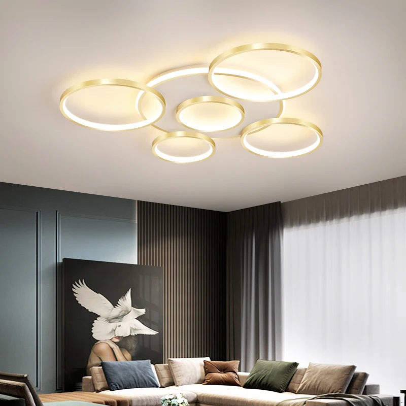 Modern living room LED ceiling light bedroom chandelier aisle ceiling lamp villa room chandelier hotel lighting factory direct