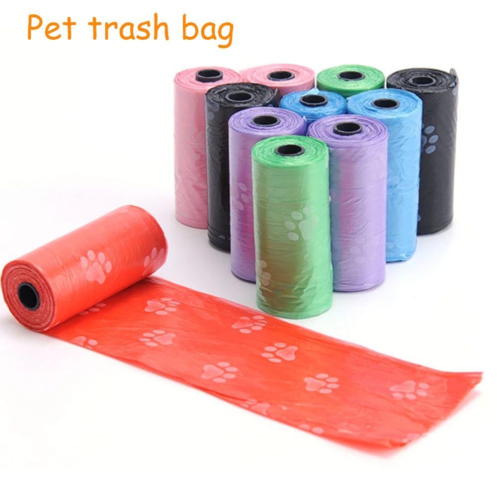 Pet Supplies Dog Poop Bags for Waste Refuse Cleanup 10-50Roll(15 Bag/ Roll)Puppy Cat Pooper Scooper Bag Rolls Outdoor Clean