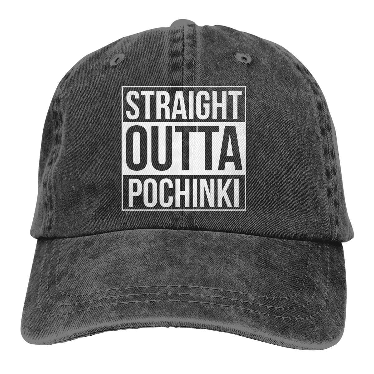 

Straight Outta POCHINKI Baseball Cap Men PlayerUnknown's Battlegrounds PUGE Sandbox Caps colors Women Summer Snapback Caps