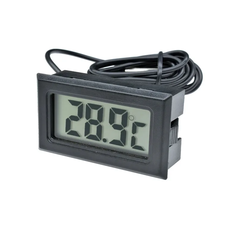 Embedded Digital Electronic Refrigerator Thermometer, Plastic Material, Temperature Measurement Range -50~110 Degrees Celsius