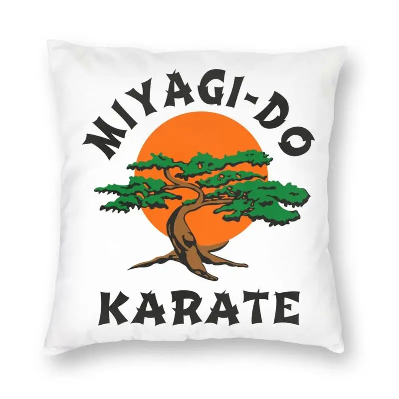 Miyagi Do The Karate Kid Pillow Cover Decoration Cobra Kai Cushion Case Throw Pillow for Sofa Double-sided Printing