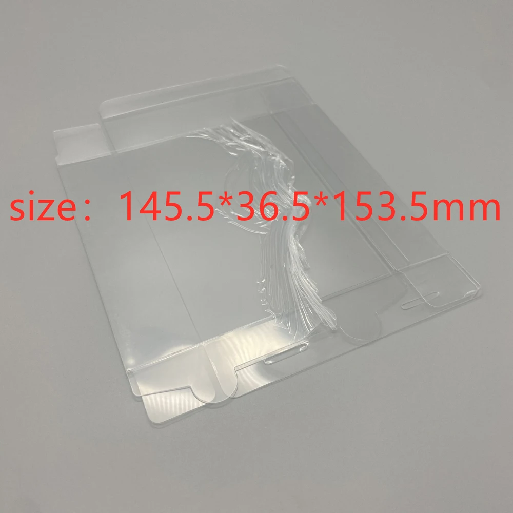 10PCS Clear box cover For 3DS limited edition plastic Game display storage box Protector Case