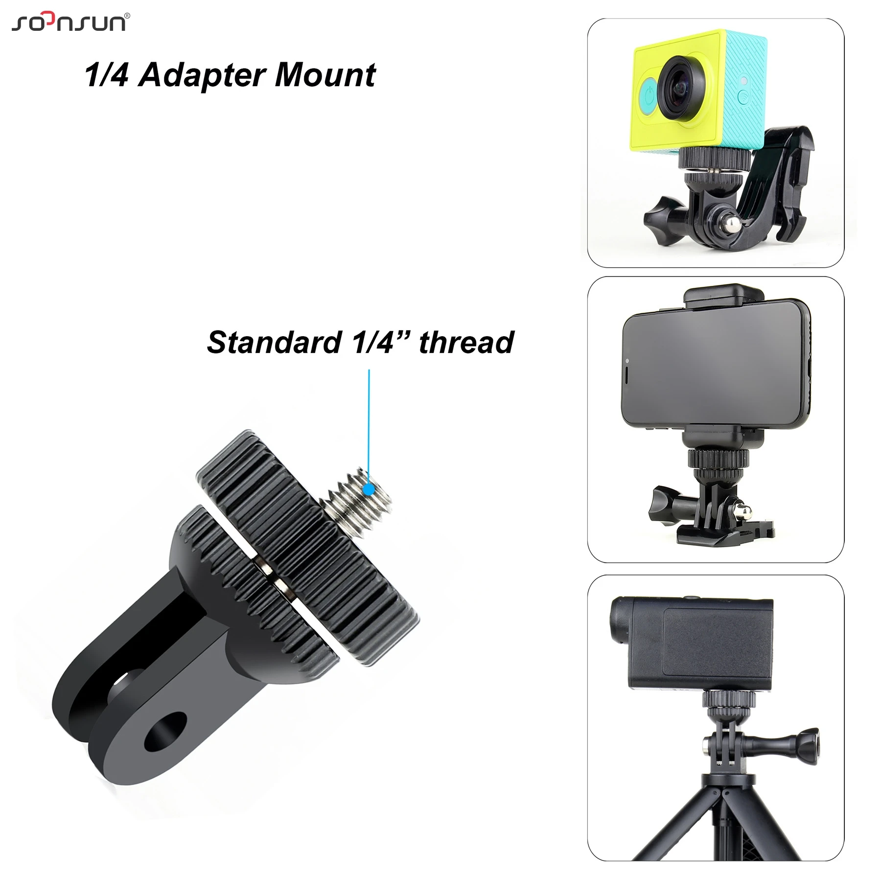 Adattatore 1/4 per Treppiede Fotocamera M4 M5 M6 M8 M10 Adattatore 1/4 per Treppiede Fotocamera M4 M5 M6 M8 M10