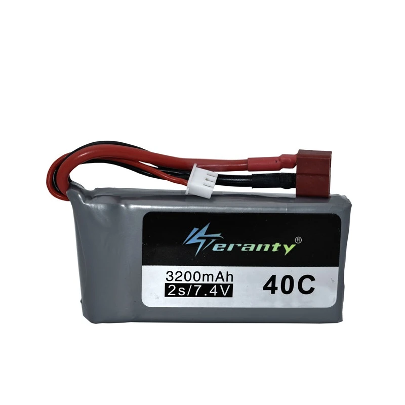 AMZZN Lot de 2 batteries Li-ion 7,4 V 3000 mAh 15C 2S T-Plug + chargeur 2 en 1 pour WLtoys 12423 MJX 14301 14303 14302 H16PL haute vitesse RC voitures RC 1/10,1/12,1/16 AMZZN Lot de 2 batteries Li-ion 7,4 V 3000 mAh 15C 2S T-Plug + chargeur 2 en 1 pour WLtoys 12423 MJX 14301 14303 14302 H16PL haute vitesse RC voitures RC 1/10,1/12,1/16