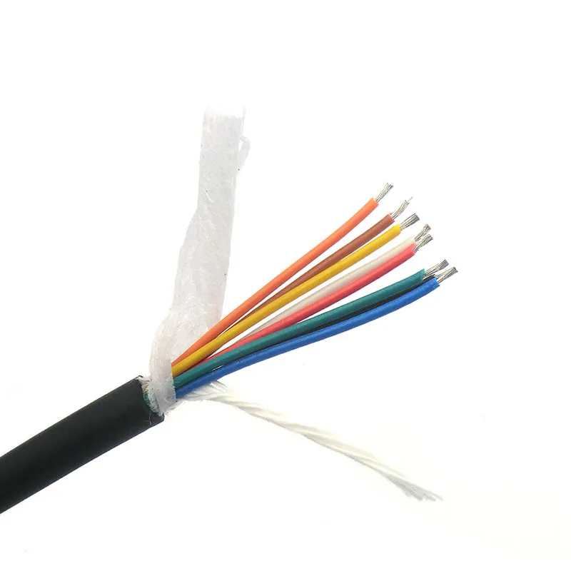 

Flexible Cable 8 Core 0.2,0.3mm² 26awg,24awg,22awg,Tinned copper drag chain wire