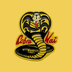 KARATE KID COBRA KAI Never Dies Enamel Brooch Pin Lapel Metal Pins Brooches Badges Exquisite Jewelry Accessories