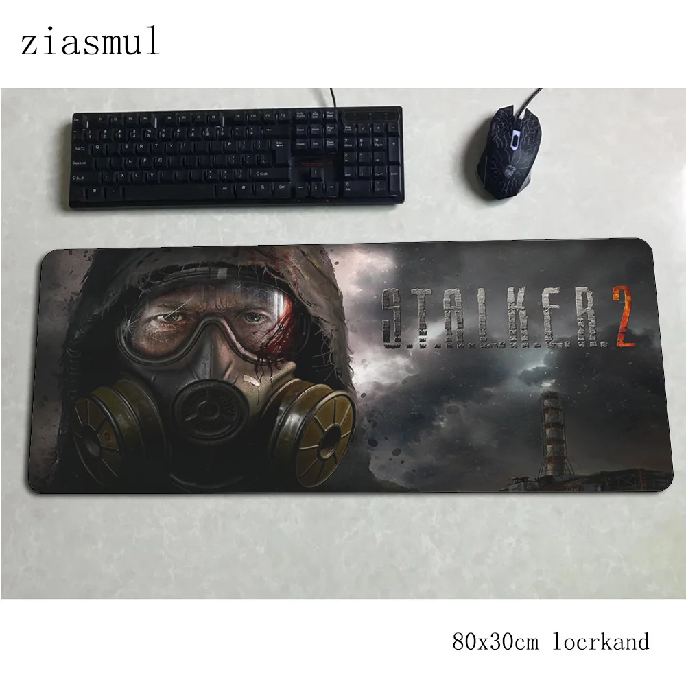 stalker padmouse 80x30cm gaming mousepad game HD print large mouse pad gamer computer desk High quality mat notbook mousemat pc