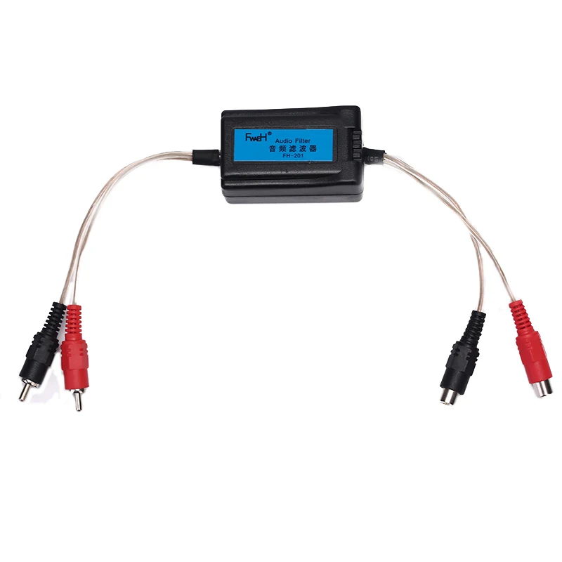 

6.3*3.8*3CM Pretty Car Auto Home Stereos Mini Ground Loop Isolator Noise Reduction Filter new high quality car-styling