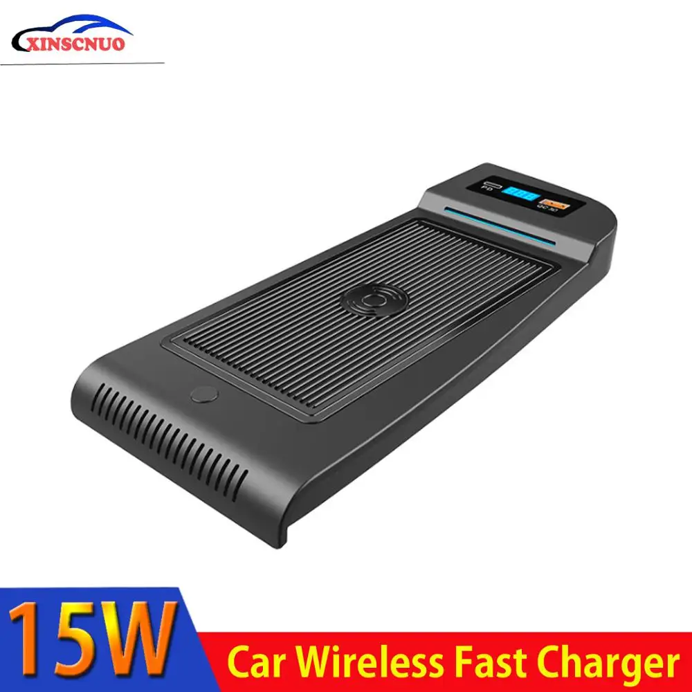 Car Accessories wireless mobile charger For Toyota Alphard 2015-2020 Fast Charger Module Wireless Onboard Car Charging Pad