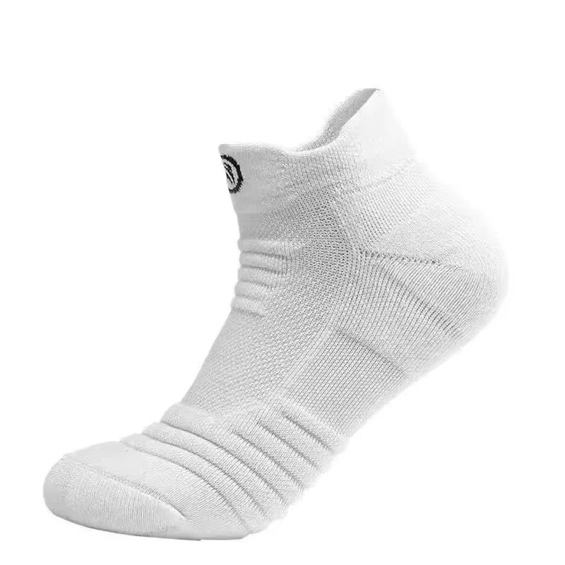 3 pairs Mens Cotton Ankle Socks Breathable Cushioning Active Trainer Sports Professional Outdoor Running Sock Size 6-11