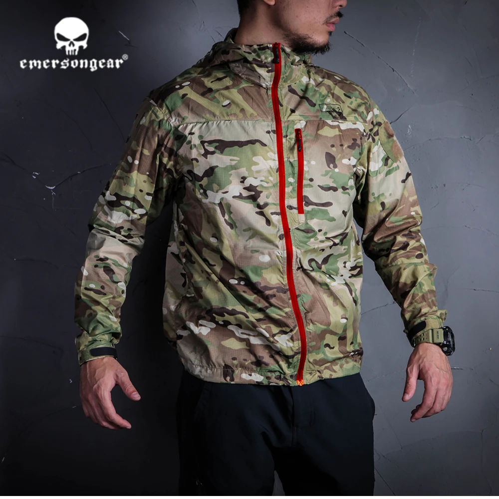 Imagem -05 - Emersongear Jaqueta de Pele Multicam à Prova de Sol Windliner T.a.s.l Série Estilo Tático Windsheild Roupas Caminhadas ao ar Livre