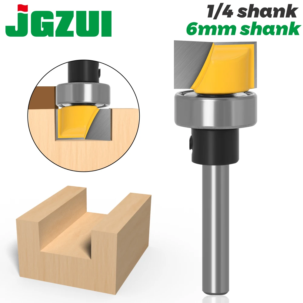1pc Hinge Mortise/Template Router Bit - 3/4\