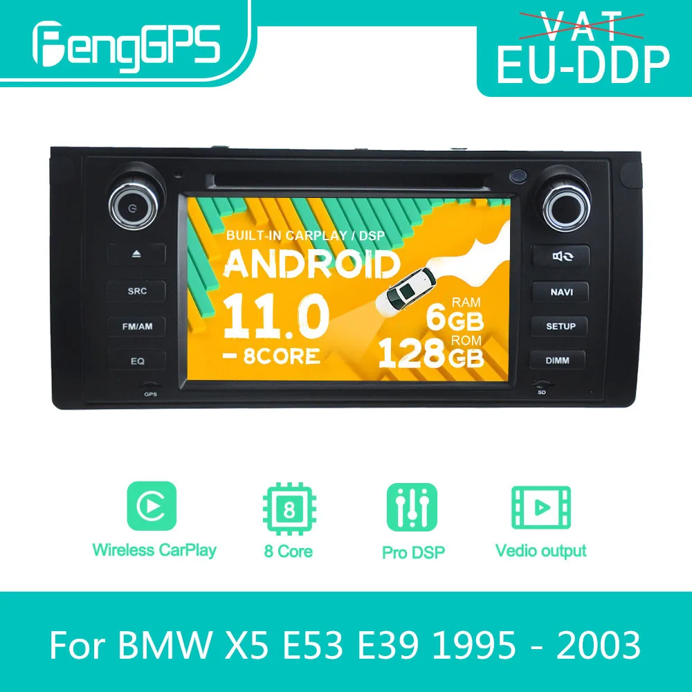 For BMW X5 E53 E39 1995 - 2003 Android Car Radio Stereo DVD Multimedia Player 2 Din Autoradio GPS Navi PX6 Unit Touch Screen