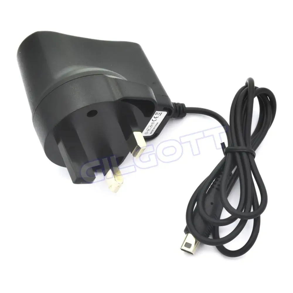 Uk plug carregador de viagem alimentação ac 100v-240v adaptador para nintendo dsi novo 2ds 3ds xl ll